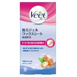 Veet 除毛 脱毛ワックスシート 敏感肌用