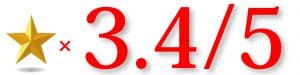 評価3.4/5.0
