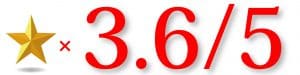 評価3.6/5.0